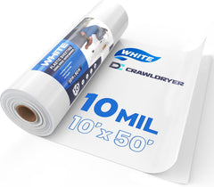 10 Mil White Crawl Space Vapor Barrier 10 Mil White Crawl Space Vapor Barrier