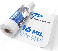 16mil White Crawl Space Vapor Barrier 16mil White Crawl Space Vapor Barrier