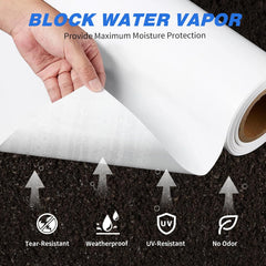 16mil White Crawl Space Vapor Barrier 16mil White Crawl Space Vapor Barrier