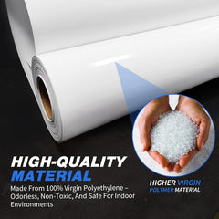 16mil White Crawl Space Vapor Barrier 16mil White Crawl Space Vapor Barrier