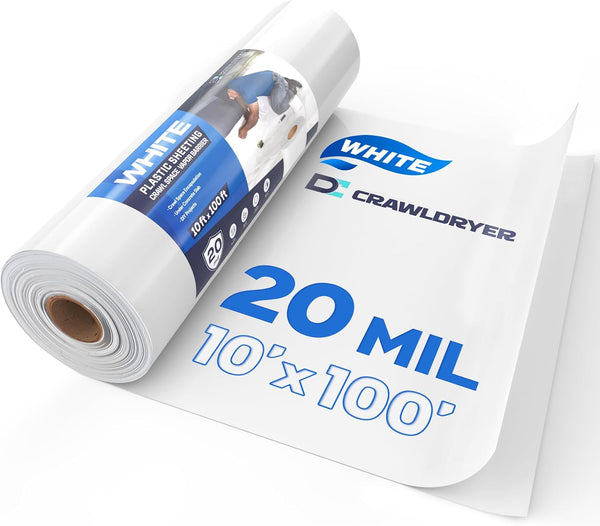 20 Mil White Crawl Space Vapor Barrier