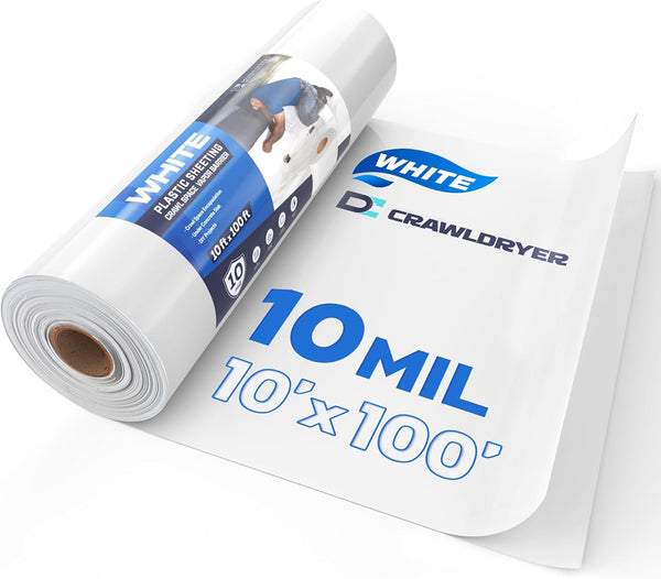 10 Mil White Crawl Space Vapor Barrier