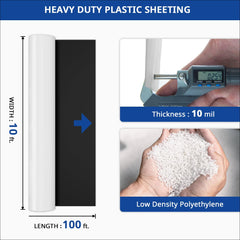 Crawl Space Vapor Barrier - 10 mil